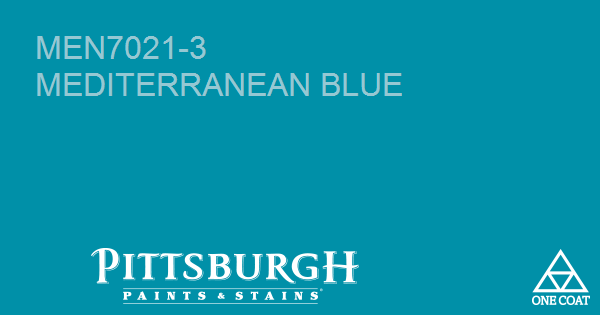 Paint Color Mediterranean Blue